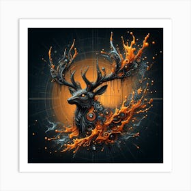 Stag Art Print