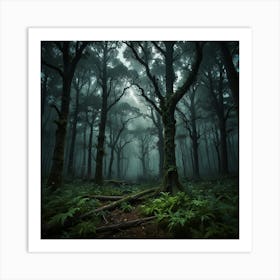 Dark Forest 108 Art Print