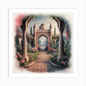 Fairytale Castle Art Print