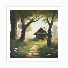 Small House 1 Art Print