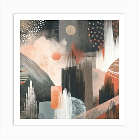 Abstract Cityscape 3 Art Print