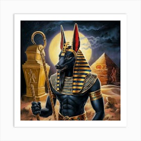 Egyptian king 2 Art Print