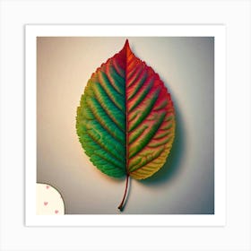 Cherry leaf Art Print