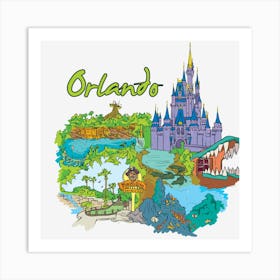 Orlando Art Print