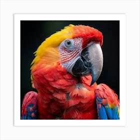 Colorful Parrot 14 Art Print