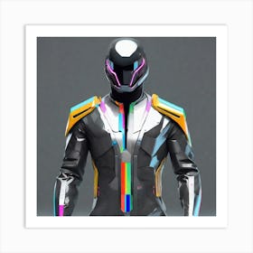 Futuristic Suit 19 Art Print