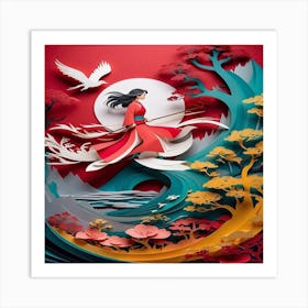 Asian Art Art Print