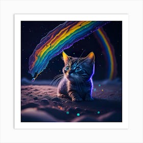 Cat Galaxy (85) Art Print