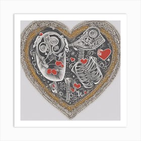 Heart Of Gold 2 Art Print