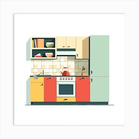 Kitchen Interior Design 2 Art Print