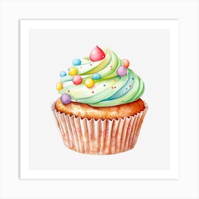 Cupcake Illustration Art Print