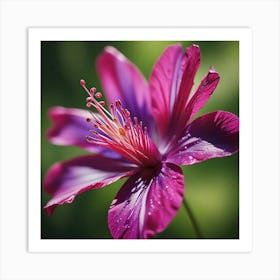 Purple Flower Art Print