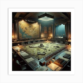 The War Room 1 Art Print