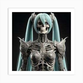 Skeleton Art Print