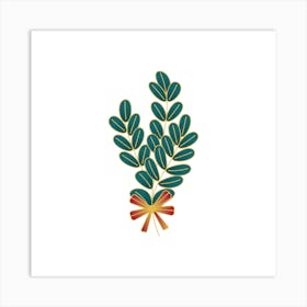 Artistic Leaves Art Print