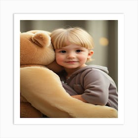 Teddy Bear Hug Art Print