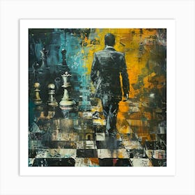 Chess Pieces 2 Art Print