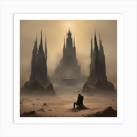 City In The Desert Art Print