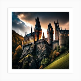 Hogwarts Castle 4 Art Print