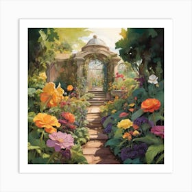 Garden Path 19 Art Print