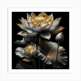 Lotus Flower 146 Art Print