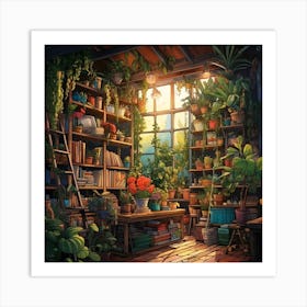 Garden Room Art Print