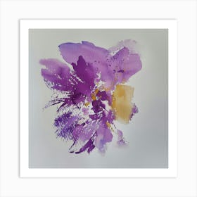 Purple Flower Art Print