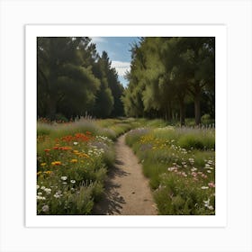 California Wildflowers Art Print