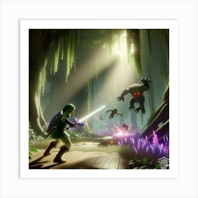 Legend Of Zelda Breath Of The Wild Art Print