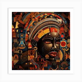 African Woman 29 Art Print