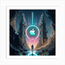 Apple Logo Art Print