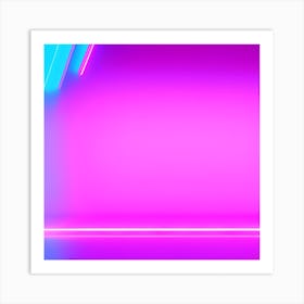 Neon Light Background 3 Art Print