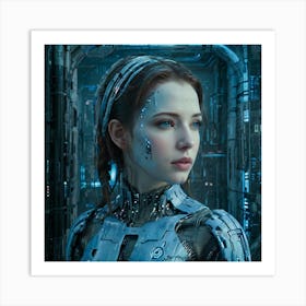 Cyborg Art Print