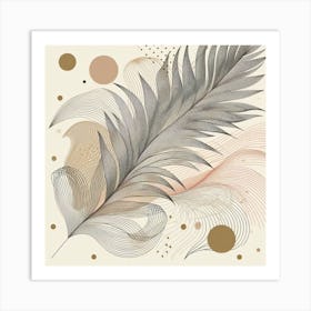 Palm leaves 14 Art Print