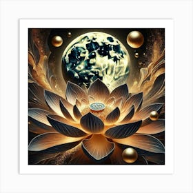 Lotus Flower 160 Art Print