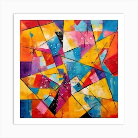 Juangisme Mindless Journey Abstract Art #16 1 Art Print