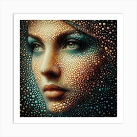 A portrait of woman 4 Art Print