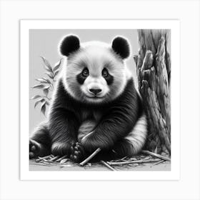 Panda Bear 4 Art Print