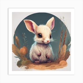 Little Bunny Art Print