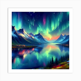 Aurora S Symphony 2 Art Print