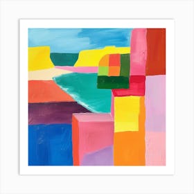 Abstract Travel Collection Anguilla 3 Art Print