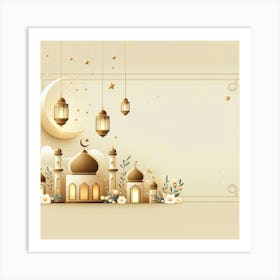 Ramadan Background 1 Art Print