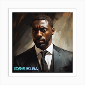 Idris Elba 3 Art Print