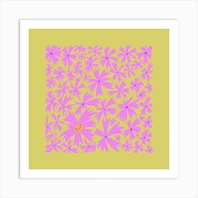 Pink Daisies Art Print
