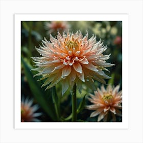 Dahlias 2 Art Print