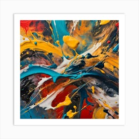 Abstract Abstract Painting 1 Art Print