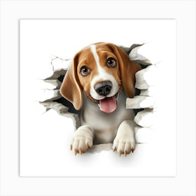 Beagle Dog 1 Art Print