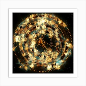 Science Fiction Background Fantasy Art Print