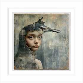 Bird In The Head Art Print