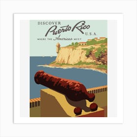 Discover Puerto Rico Art Print